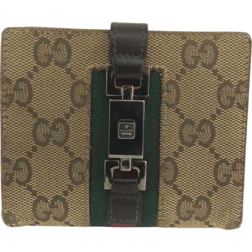 957162BQ (L1) Gucci Wallet Beige PVC